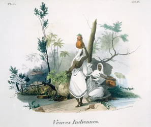 インドの未亡人、1827年から35年